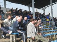 50% a fost acoperita de spectatori tribuna oficiala de pe Tineretului...