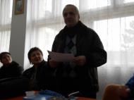 Marian Popescu, invitat de onoare, emotionat de initiativa colegilor sai...