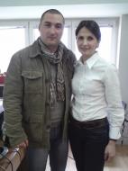 Catalin Pionescu, noul director al AOR Vrancea si Laura Badea, secretara AOR Romania
