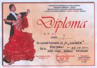 Diploma de campioane a majoretelor de la CN Unirea Focsani, pregatite de doamna profesoara Carmen Grosu...