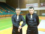 Donciu Orlando si Dan Chiriac, au arbitrat finalele de futsal tineret din 2011...