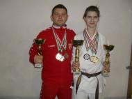 Daniel Fusaru si Andreea Arginteanu, premii pentru karateul din Vrancea...la Campionatul European de Karate SKDUN