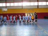 Salutul de debut al echipelor...