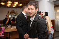 Cristi Munteanu, coleg de echipa a fost si el prezent la cununia civila...