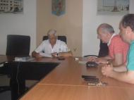 Decebal Bacinschi la analiza proiectelor clubului CSM 2007 Focsani pentru editia 2011 - 2012, alaturi de Petre Plopeanu si Gabriel Padineanu...