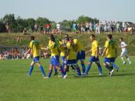 Bucuria Nationalului dupa primul gol...
