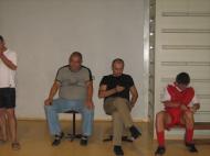 Viceprimarul Marasestiului, Valerica Chitic si directorul DSTJ Vrancea, Daniel Gongu, mereu aproape de futsal...
