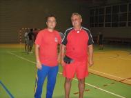 Catalin Mihalcea si Gurguiatu Petrache, doi antrenori de futsal cu greutate din Vrancea...