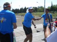 Ultimul alergator al maratonului...un invingator...