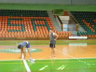 Catedrala Sportului Vrancean in curatenie interioara...