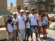 Adrian Dochioiu, cu delegatia ADDRAS in Grecia...la Acropolis