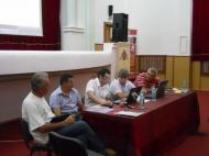 Prezidiul fotbalului vrancean...