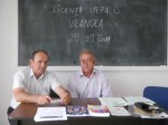 Teodor Stet si Daniellete Iorga in comisia de examen...