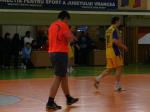 MOLDOVEANU din Constanta cu spatele la faulturile pentru echipa din Focsani