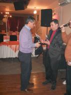 Lucian Sirbu premiat la retragerea din lotul divizionar C din Romania...