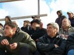 Primarul Ion Petre in tribuna printre spectatori