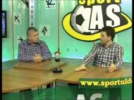 Viorel Paizan si invitatul sau, Liviu Macovei, managerul echipei Energia Vulturu...