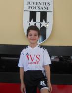 Teodor Nicolas, capitanul de echipa la grupa 2003 a CFT Juventus Focsani...