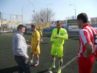 Adrian Fusaru, fost jucator la CFT Juventus Focsani, a dat lovitura de incepere...