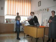Festivitatea de premiere facuta de doamna Danciu...