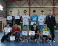Echipa de volei baieti a CEMK Focsani, locul III la zona de la Buzau...