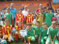 Costel Ilie, profesorul Cojocaru si profesorul Radulescu alaturi de campioni...