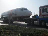 Avionul Boeing care a "zburat" ieri pe langa Focsani pe E 85...