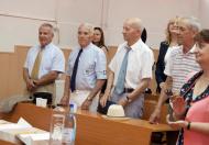 O parte din profesorii promotiei ANEFS 1992...