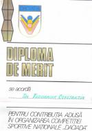 Diploma tovarasului Tudorache Constantin pentru locul III de la Piatra Neamt...