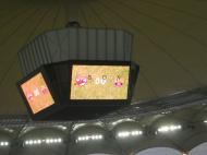 Tabela electronica a National Arenei a scris prima data FC Barcelona...