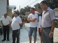 Moment de reculegere la mormantul lui Florin Jelea...
