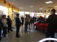 Managerul Auto Sima Beyer, Stan Sima, deschide lansarea noului Clio de la Focsani...