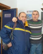 Aurel Giurgea si Petrea Valcu reprezinta conducerea CS Unirea Focsani in acest moment. La multi ani din partea lor tuturor vrancenilor...