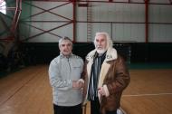 Doi titani ai sportului adjudean, Emil Dumitru si Gheorghe Catrinescu...
