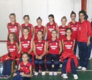 CSS Focsani, echipa de minivolei si antrenoarea Vali Bucur ureaza vrancenilor La multi ani 2013...