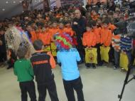 Trei copii ai profesorului Gabriel Radulescu au dansat si Capra...