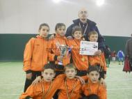 Andrei Paizan dupa finala de la Suceava din decembrie 2012 cand a terminat anul tot cu goluri...