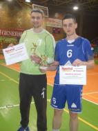 Rusu Constantin si Rotaru Silviu, premiatii Sportului de Vrancea si urmele accidentarilor din timpul jocurilor...