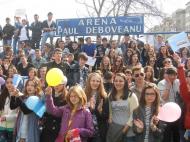 Arena Paul Deboveanu a Vranceanului din Bacau in zi de sarbatoare ...