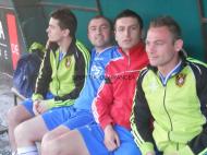 La minifotbal amatori pe banca de rezerve se mai spun si bancuri cu fotbalisti ...
