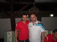 Portarul Gabriel Lazar, format la Scoala de Fotbal Juventus Focsani, nu a pierdut ocazia si s-a fotografiat cu managerul ligii, Cristi ...