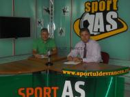 Viorel Paizan si Alexandru Zar in studioul Sport As de la TV Atlas despre National Golesti si nu numai ...