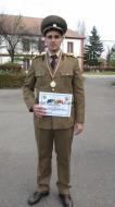 Campionul National Anca Bogdan, student la Academia Tehnica Militara, saluta vrancenii si in special pe elevii si profesorii de la CN Unirea din Focsani ... multumim frumos ...