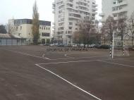 Terenul de handbal de la scoala Stefan cel Mare si Sfant din Focsani ...