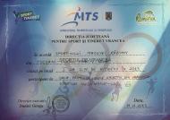 Diploma de merit pentru Razvan Macovei pe 2013 din partea DJST Vrancea...
