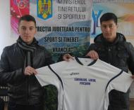 Dumitriu si Sava, jucatori formati la CFT Juventus Focsani, lupta acum pentru futsalul vrancean...
