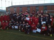Andrei Paizan( al cincilea stanga jos) a luat locul I la Cupa Municipiului Reghin 2014 cu FC Ceahlaul Piatra Neamt ...