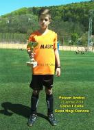 Andrei Paizan s-a calificat a doua oara consecutiv la turneul final al copiilor de 12 ani din Romania care joaca fotbal ... Felicitarile SDV! 