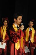 Cuvantul sefului de promotia 2014, Alexandru Savin, care a fost si component al echipei de baschet a CNU ...