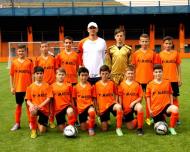FC Ceahlaul Piatra Neamt, grupa 2002, campionii Moldovei la juniori E si la Cupa Hagi Danone 2014 ( Andrei Paizan-primul din stanga sus) ...